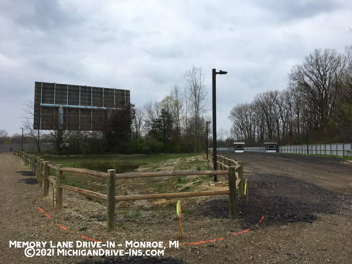 Memory Lane Drive-In Theater - April 24 2021 From Michigan Drive-Ins (newer photo)